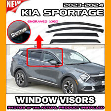 WINDOW VISORS for 2023 → 2024 Kia Sportage / DEFLECTOR VENT SHADE RAIN GUARD picture