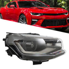 Right Side Headlight Assembly For 2016-2022 Chevy Camaro Black HID W/ LED DRL picture