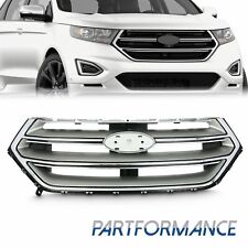 NEW FIT FOR 2015-2018 FORD EDGE FRONT UPPER BUMPER GRILL GRILLE CHROME FO1200560 picture