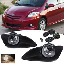 Fit 2007 2008 09 10 2011 Toyota Yaris Sedan Front Clear Fog Lights Lamp w/wiring picture
