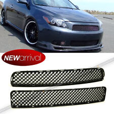 For Scion tC 05 -10 Upper Lower Badgeless ABS Black JDM VIP Mesh Grill Grille picture