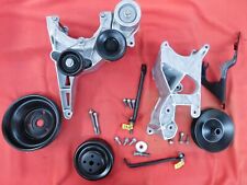 Chevrolet SBC TBI/Carb  350 Serpentine Belt Brackets/ Pulleys/Bolts Non A.I.R. picture