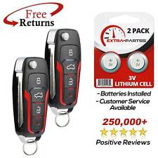 2 For 2010 2011 2012 2013 2014 Ford Mustang Keyless Entry Remote Fob Flip Key picture