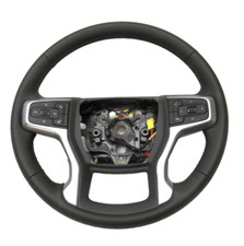 Steering Wheel Pre-Crash Heather Jet Black Chevrolet Tahoe Suburban Silverado picture