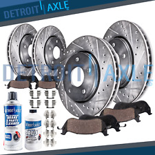 Front & Rear Drilled Rotors + Brake Pads for 2004 2005 Dodge Ram 1500 Durango picture