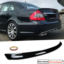 Rear Trunk Gloss Black Spoiler Wing Lip Fit For Mercedes E Class W211 2003-2009 picture