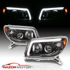 2006-2009 For Toyota 4Runner SUV Black LED Plank Style Projector Headlights Set picture