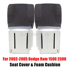 For 2002-2005 Dodge Ram 1500 3500 Both Side Bottom Seat Cover & Foam Cushion picture