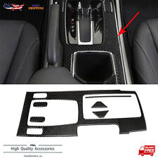 6Pcs Carbon Fiber Interior Gear Shift Set Cover Trim For 2013-2017 Honda Accord picture