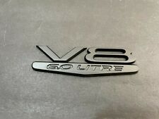 Holden Black V8 6.0 Badge VZ VE WL L76 L98 LS2 Commodore SS SSV Calais AS NEW picture