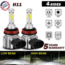 4-Side H11 H9 LED Headlight Super Bright Bulbs Kit 330000LM HIGH/LOW Beam 6000K picture