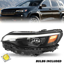 For 2019-2023 Jeep Cherokee Projector Headlight Driver Side LED Headlamp DRL LH picture