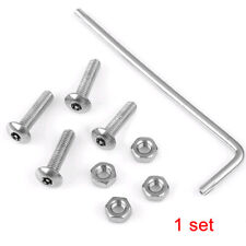 4x Car Anti-Theft Anti-Tamper Security License Plate Screws Stainless Universal picture