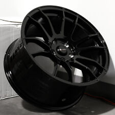 17x9 Black Wheels Vors TR10 5x112 30 (Set of 4)  73.1 picture