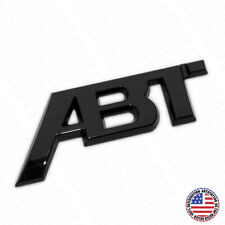 Audi Tuning ABT Sportsline 3D Badge Emblem Badge Logo Sport Gloss Black Decorate picture
