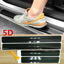 4x Accessories Carbon Fiber Car Scuff Plate Door Sill 5D Sticker Protector 2021 picture
