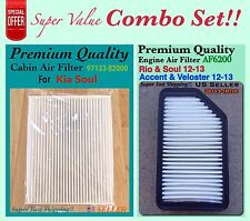 Combo Set Engine And Cabin Air Filter For Kia Soul 2014-2019 OEM 97133-B2000  picture