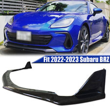 Fit 2022-2024 Subaru BRZ STI Style Front Bumper Lip Spoiler Splitter Gloss Black picture