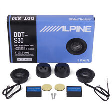 ALPINE DDT-S30 Car Stereo Speakers Music Soft Dome Balanced Car Tweeters 360W US picture