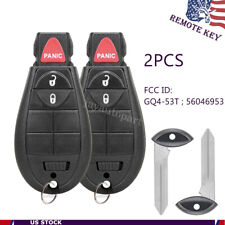 2 For 2014 2015 2016 2017 2018 2019 Jeep Cherokee Remote Control Keyless Key Fob picture