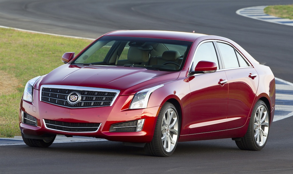 2013 Cadillac ATS (Red) Front 7/8 View