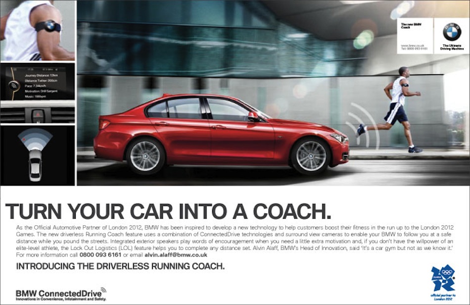 BMW becomes driverless coach