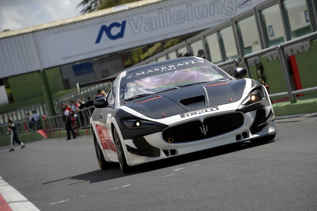 2012 Maserati GranTurismo MC MC Trofeo Front Pit Angled