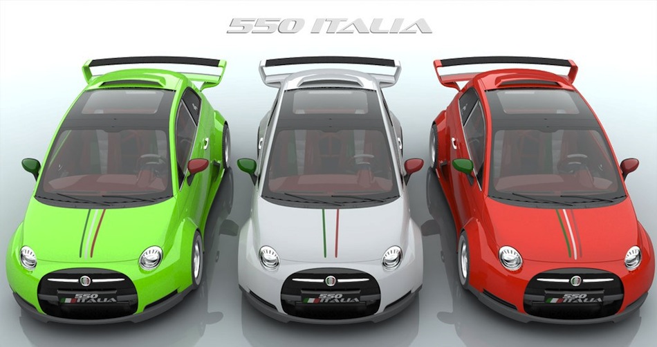 Lazzarini Design Fiat 500 Color Choices