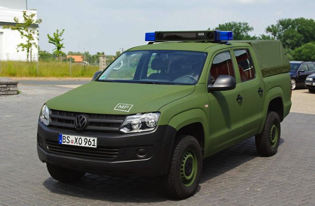 Rheinmetall Defense Volkswagen Amarok Military Police - egmCarTech