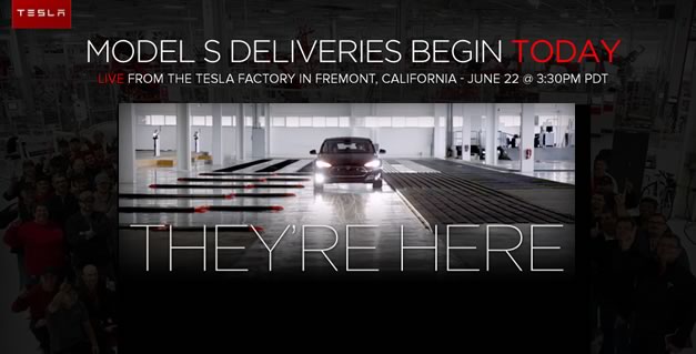 Tesla Model S Delivery