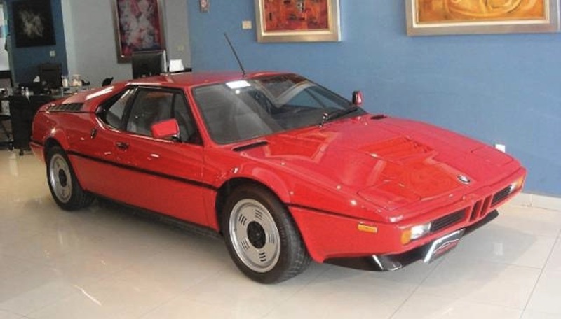 1980 BMW M1 Coupe Front 7/8 View