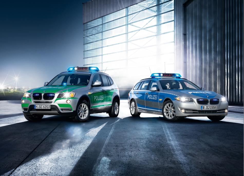 2012 BMW X3 and 3-Series Touring Polizei
