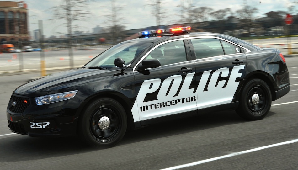 2013 Ford Police Interceptor Front Action View