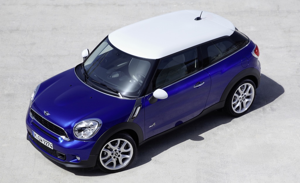 2013 Mini Paceman Front Top View