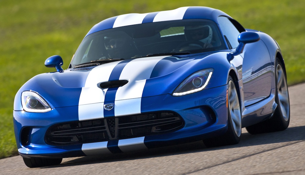 2013 SRT Viper GTS Launch Edition Front 3/4 Action View