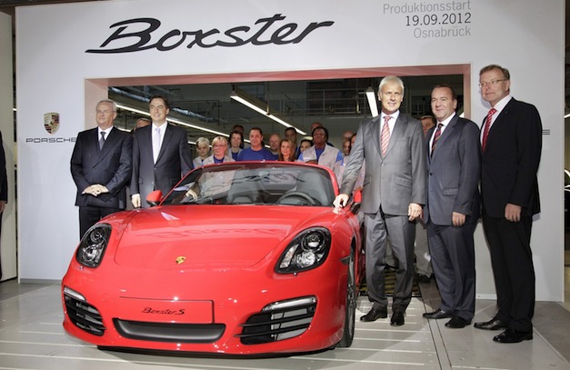 Porsche starts Boxster production