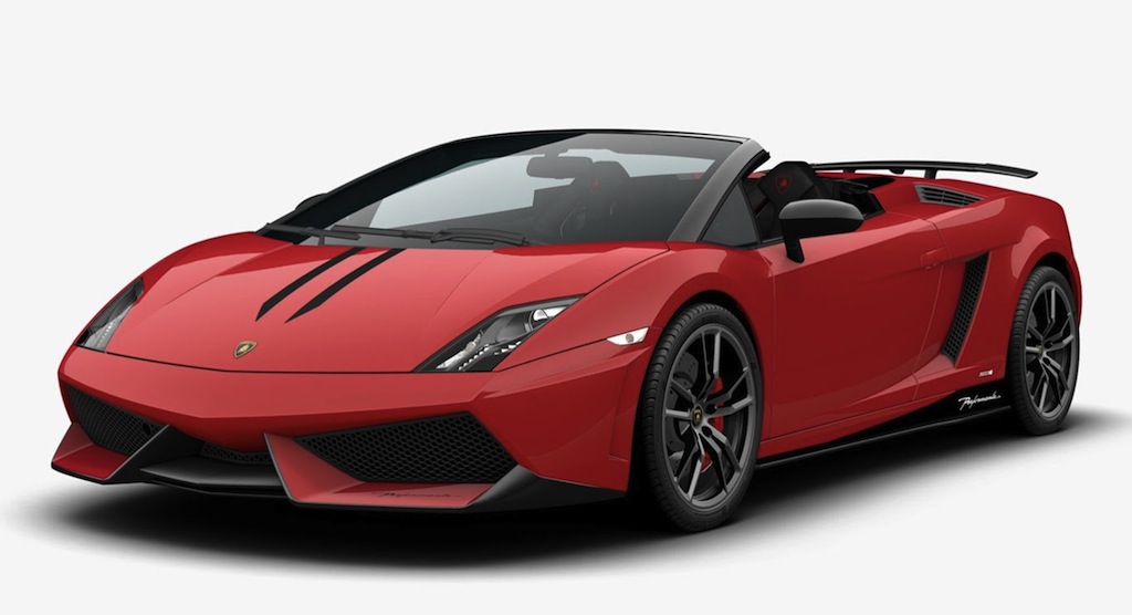 2013 Lamborghini Gallardo Spyder Front 3/4 Red