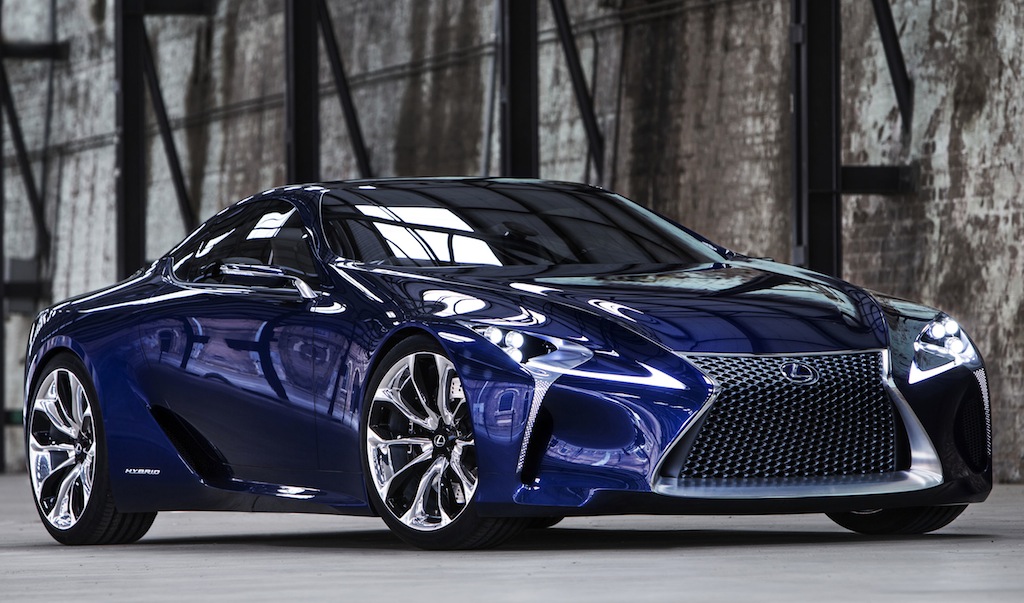 Lexus LF-LC Blue Concept Front 3/4 View
