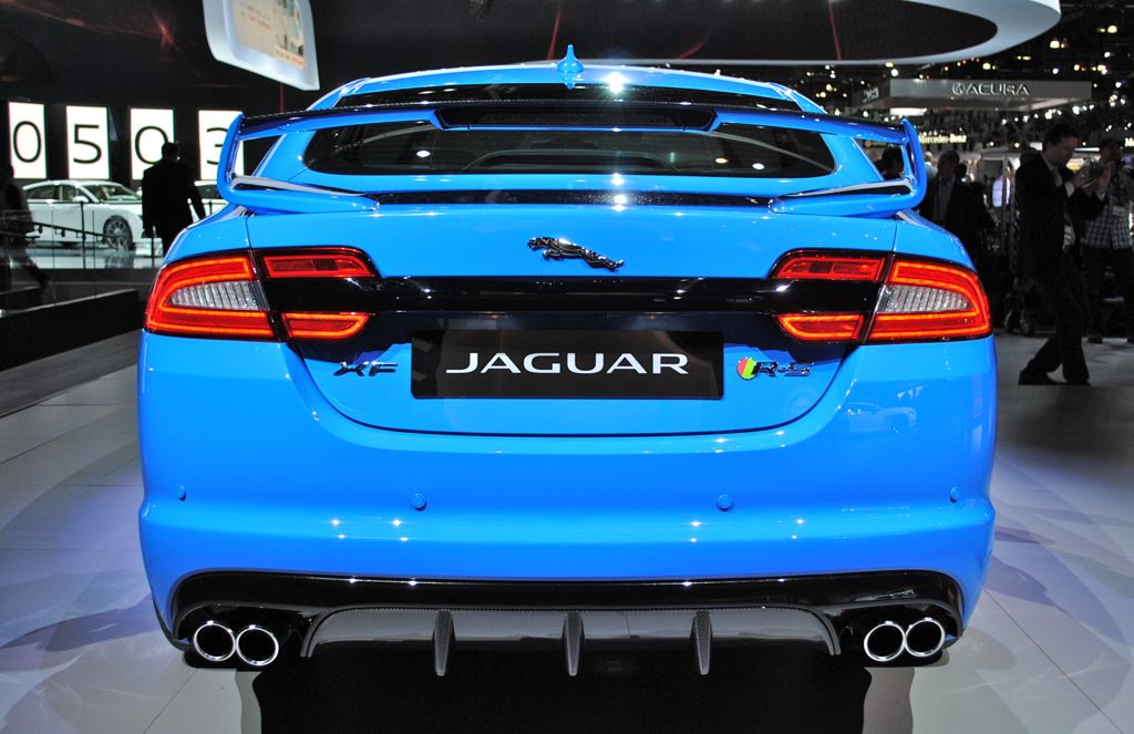 2012 LA: 2014 Jaguar XFR-S Rear View - egmCarTech