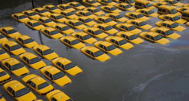 Hurricane Sandy Taxi Damages