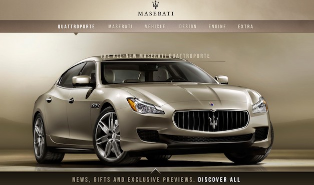 2014 Maserati Quattroporte website