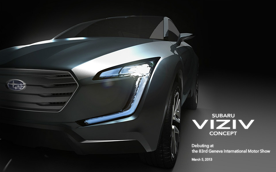 2013 Subaru Viziv Concept Geneva