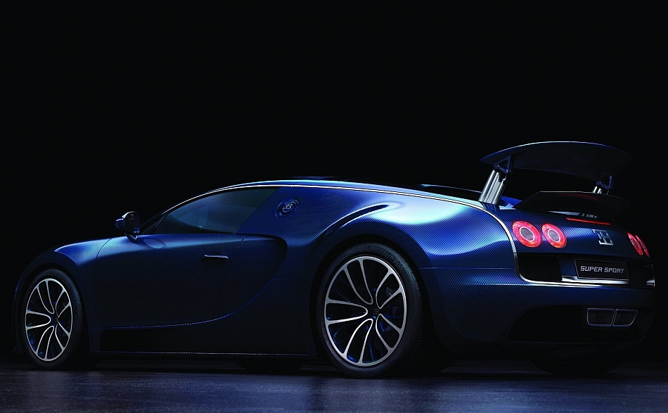 2012 Bugatti Veyron Super Sport Rear 7-8 Left Studio