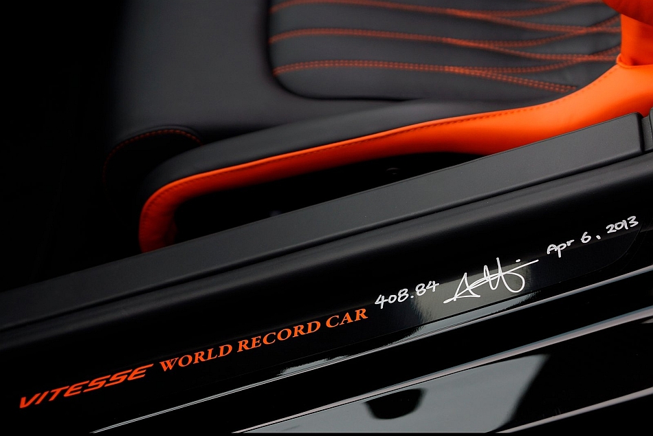 2014 Bugatti Veyron Grand Sport Vitesse Record Signature