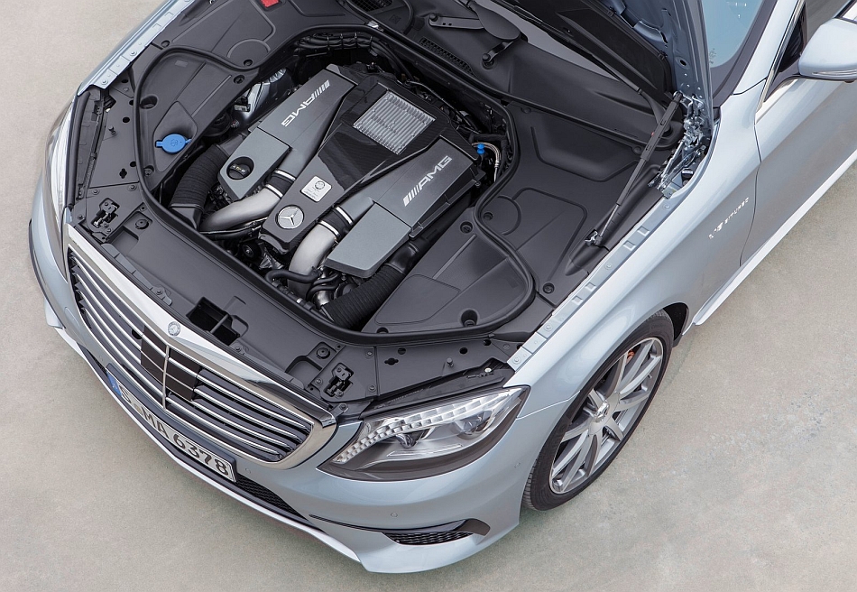 2014 Mercedes-Benz S63 AMG 4MATIC Engine