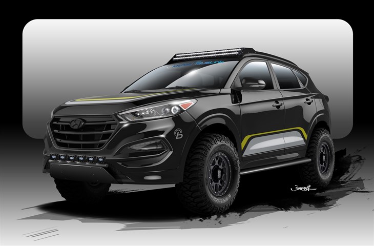 Rockstar Performance Garage 2016 Hyundai Tucson Concept - 2015 SEMA
