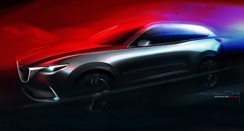 2015 LA Auto Show Mazda CX-9 Teaser