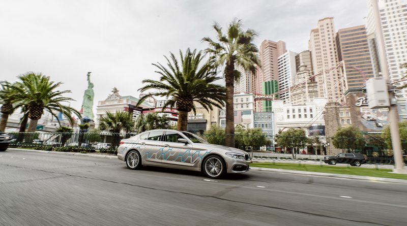 Self-Driving BMW 5-Series at 2017 CES