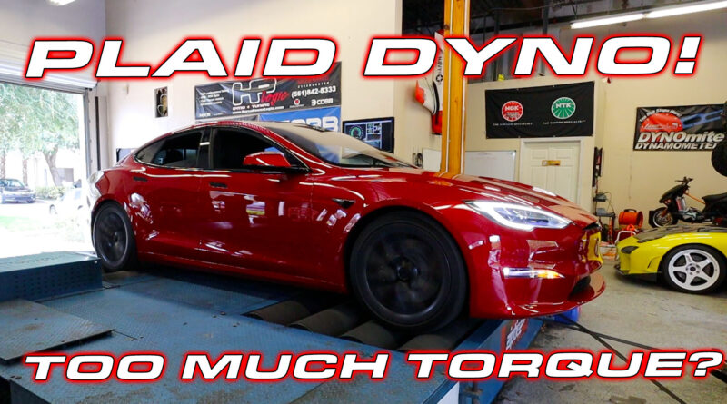 Tesla Model S on the Dyno