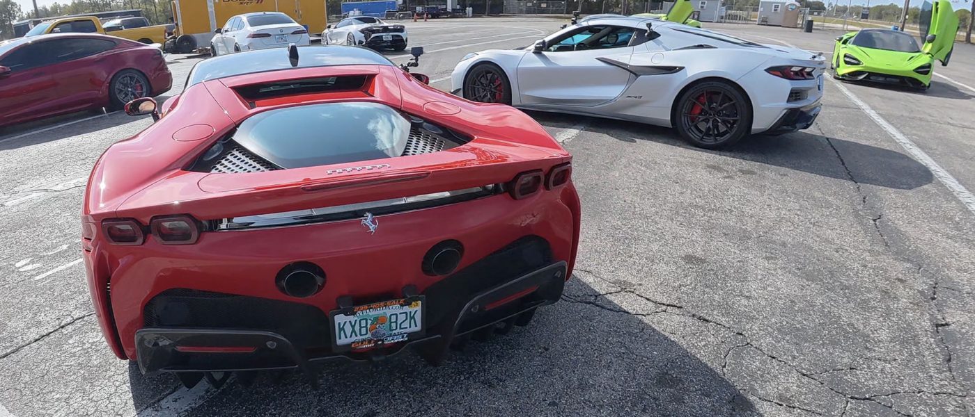 The DragTimes ZR1 takes down a modified Ferrari SF90 Stradale down the 1/4 Mile The DragTimes ZR1 takes down a modified Ferrari SF90 Stradale down the 1/4 Mile